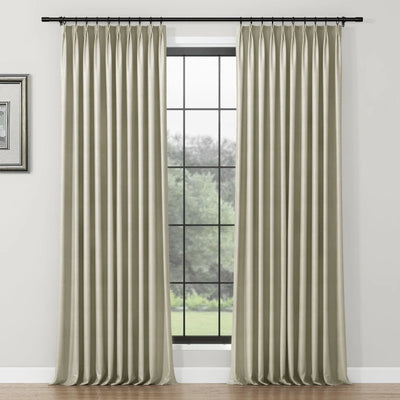 Lydia Fibre Jacquard Curtain Pleated TWOPAGES