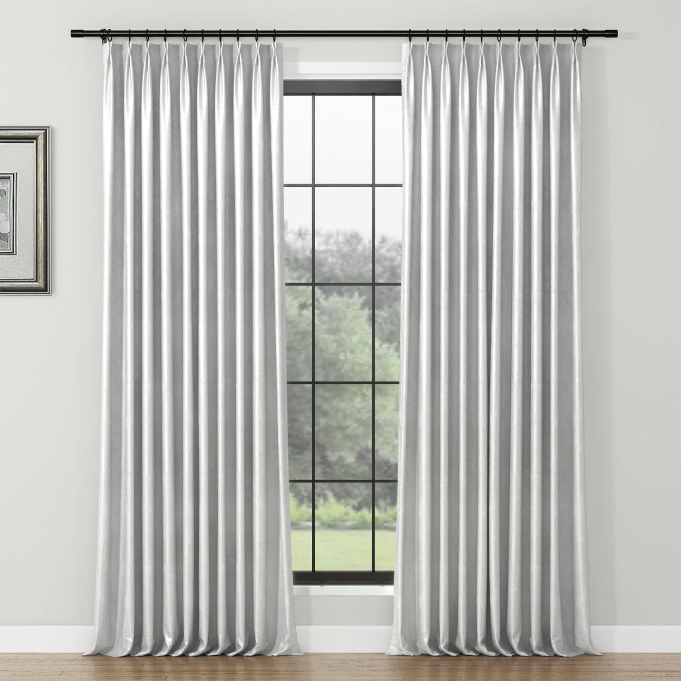 Lydia Wetland Jacquard Curtain Pleated TWOPAGES