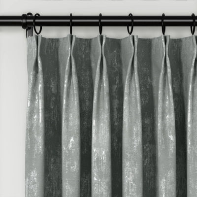 Lydia Wetland Jacquard Curtain Pleated TWOPAGES