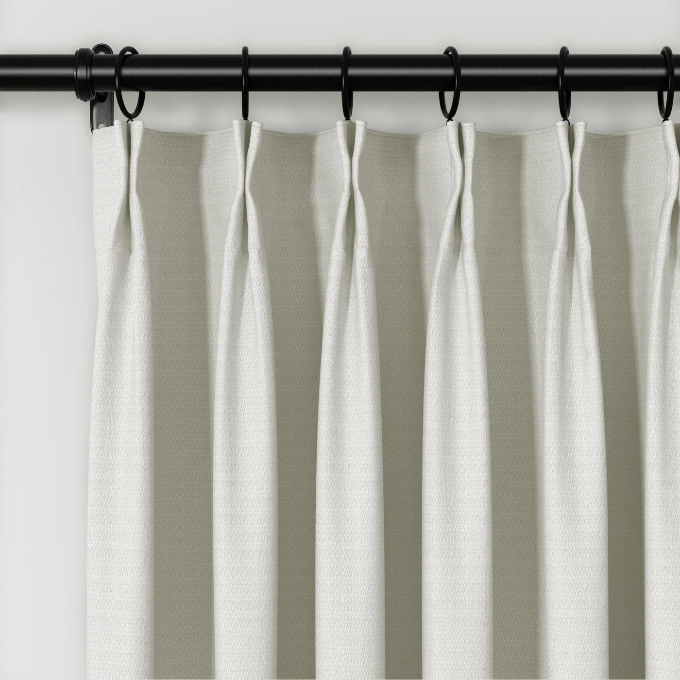 Lydia Swallow Jacquard Curtain Pleated TWOPAGES