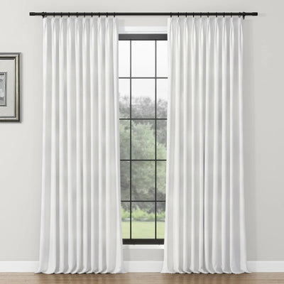 Lydia Cross Jacquard Curtain Pleated TWOPAGES