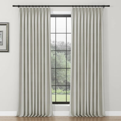 Lydia Cross Jacquard Curtain Pleated TWOPAGES