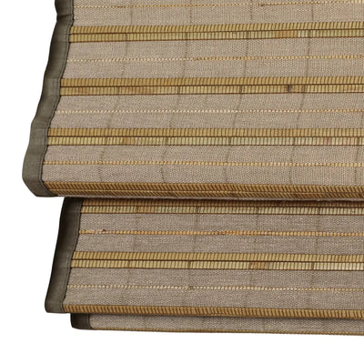 Natural Flax Bamboo Woven Shade - Rattan TWOPAGES CURTAINS