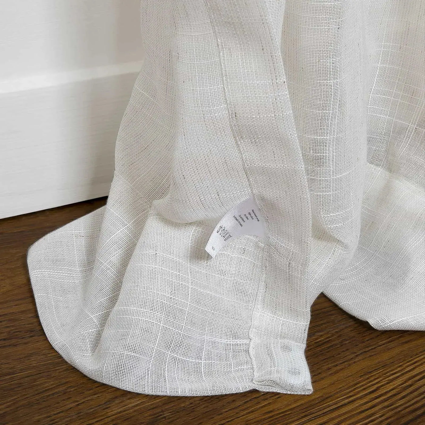 Flynn Airy Lightweight Sheer Curtain Pleated -TWOPAGES