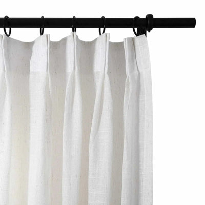 Flynn Airy Lightweight Sheer Curtain Pleated -TWOPAGES