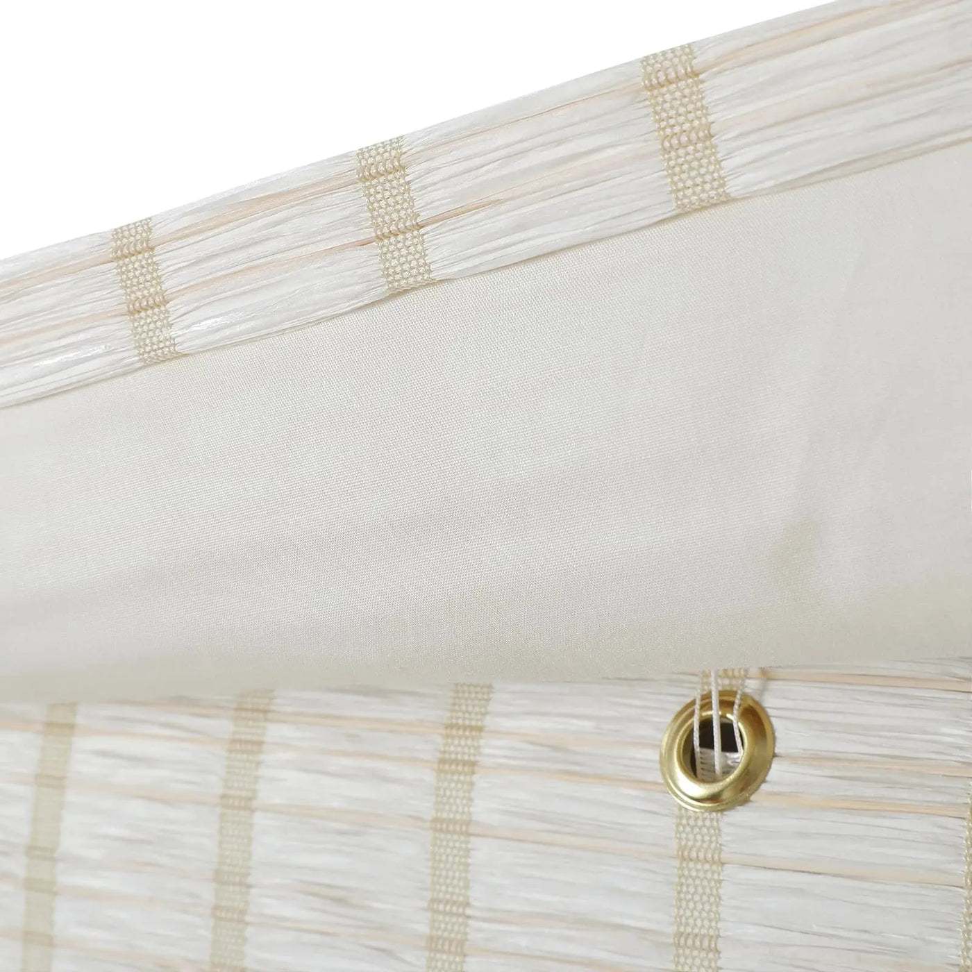 Natural Paper Bamboo Woven Shade - Paper White TWOPAGES CURTAINS