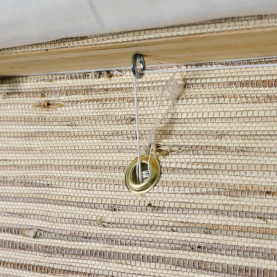 Natural Ramie Bamboo Woven Shade - Beige Brown