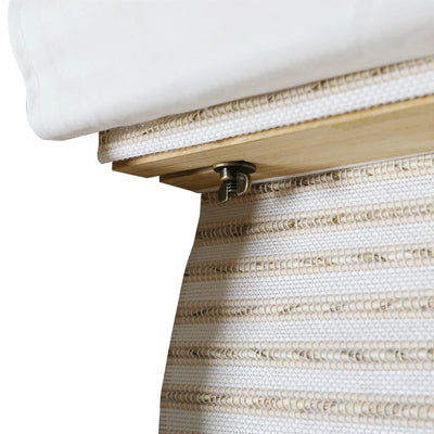 Natural Paper Bamboo Woven Shade - Sand White