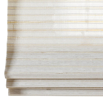 Natural Paper Bamboo Woven Shade - Marble White TWOPAGES CURTAINS