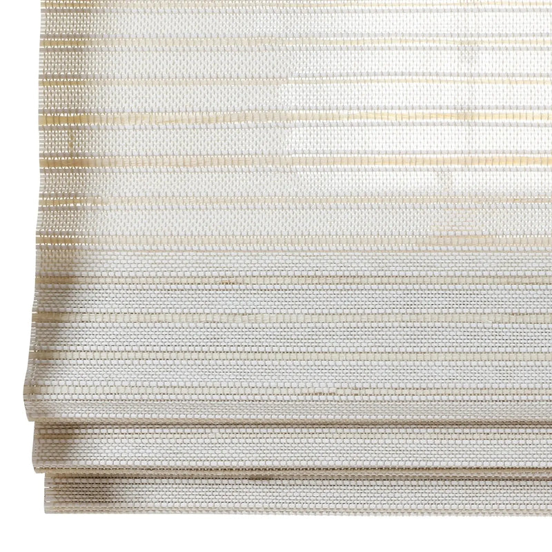 Natural Paper Bamboo Woven Shade - Marble White TWOPAGES CURTAINS