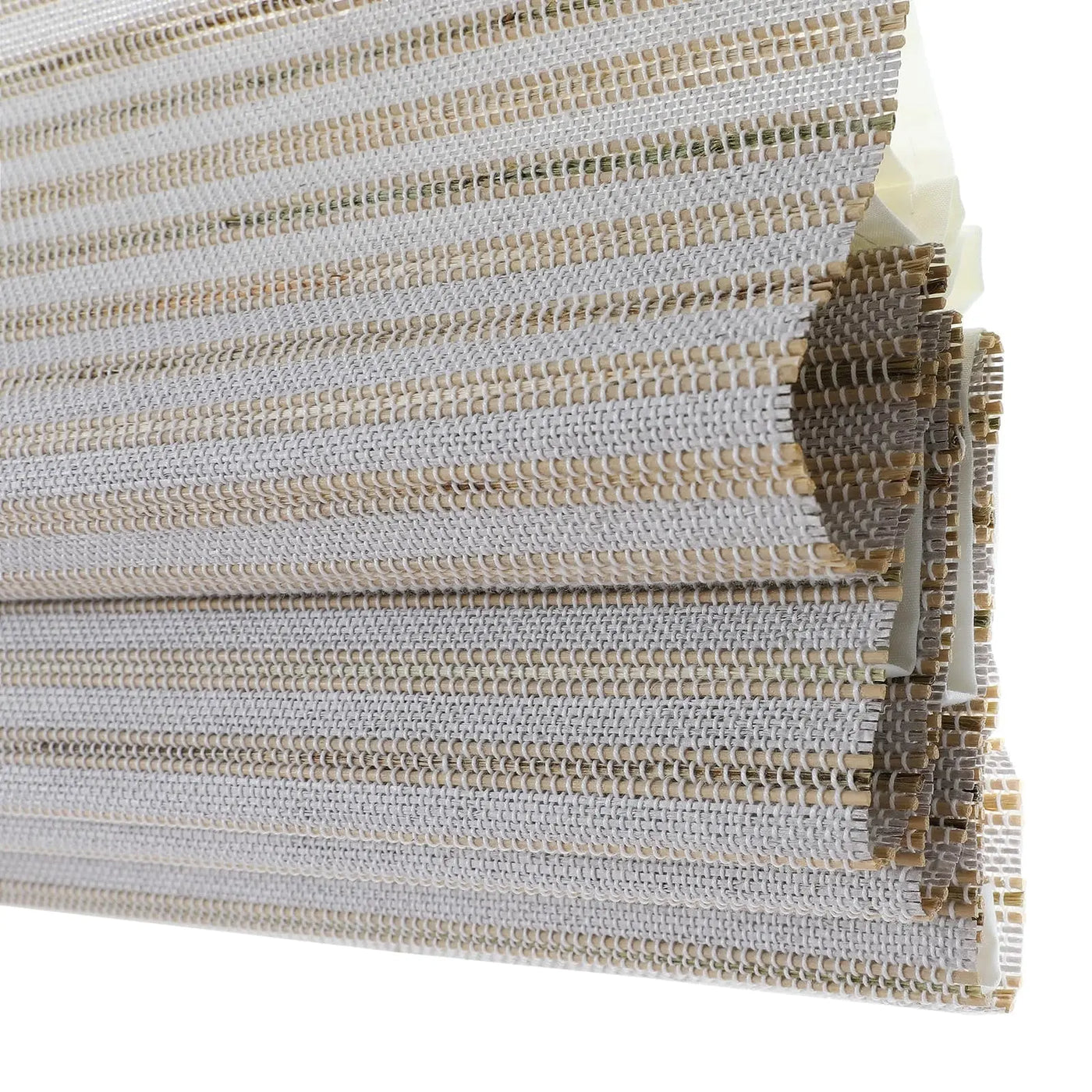 Natural Paper Bamboo Woven Shade - Birch White TWOPAGES CURTAINS