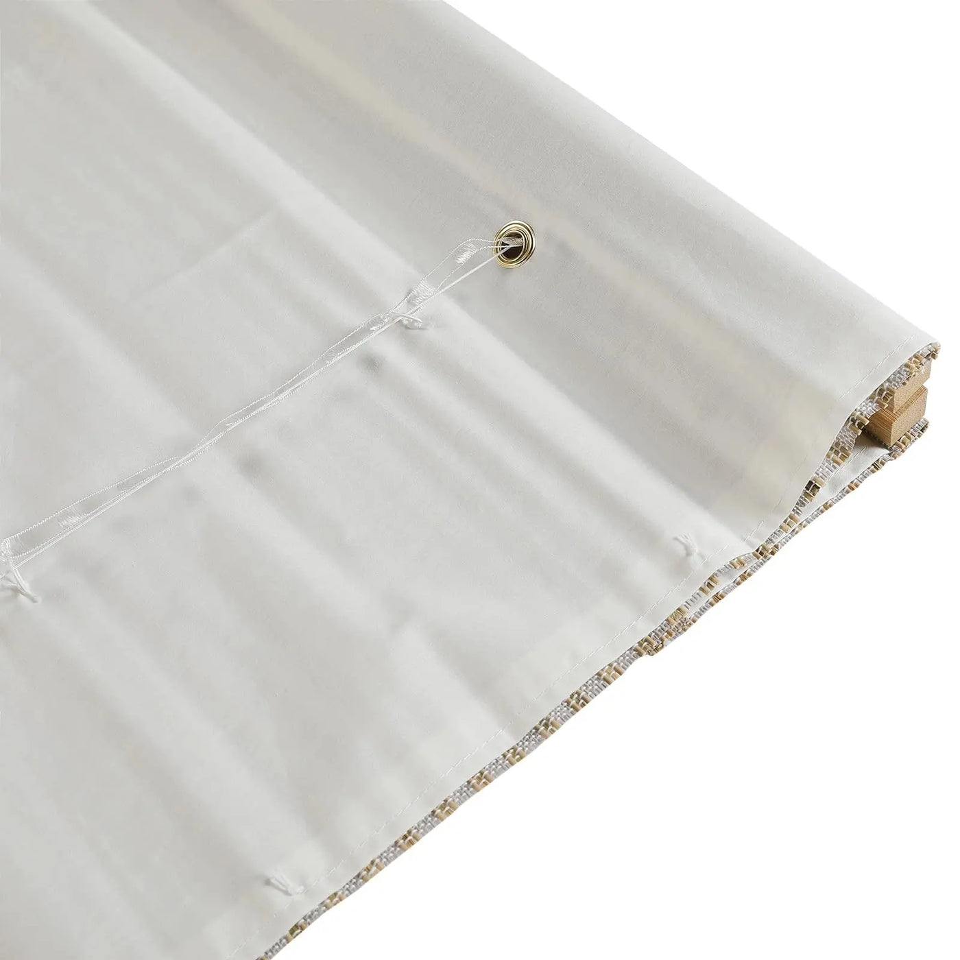 Natural Paper Bamboo Woven Shade - Birch White TWOPAGES CURTAINS