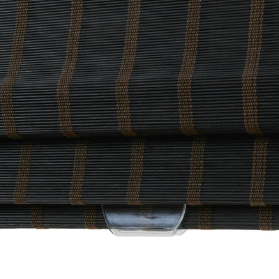 Sybil Bamboo Roman Shade - Black Coffee