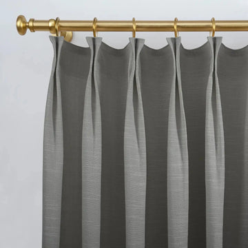 Jawara Luxury Linen Cotton Curtain Pleated- -TWOPAGES