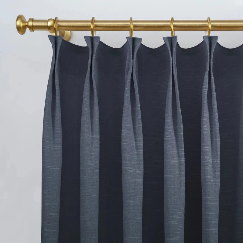 Jawara Luxury Linen Cotton Curtain Pleated- -TWOPAGES