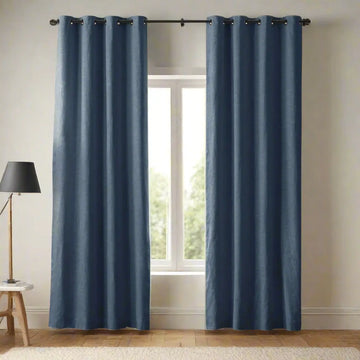 Jawara Luxury Linen Cotton Curtain Grommet -TWOPAGES