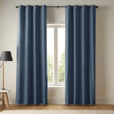 Jawara Luxury Linen Cotton Curtain Grommet -TWOPAGES