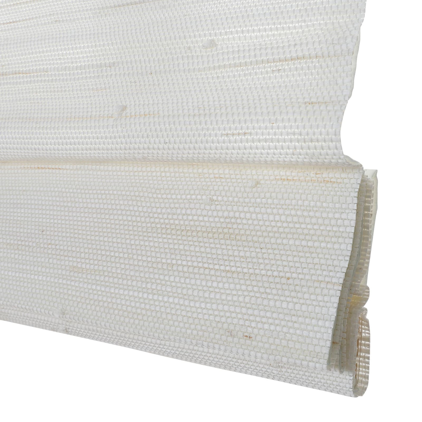 Natural Ramie Bamboo Woven Shade - Rattan White