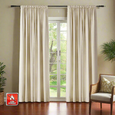 REGAL Fireproof Flame Retardant Curtain Soft Top -TWOPAGES