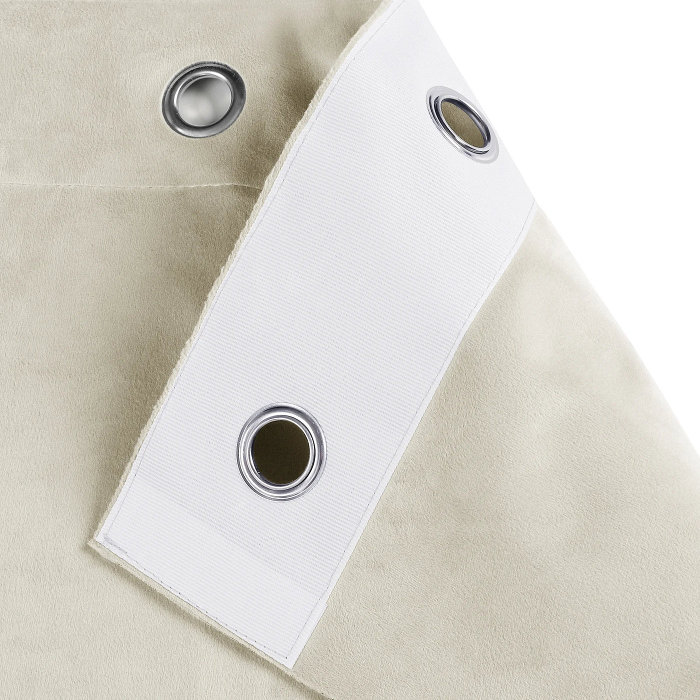 Gene 100% Blackout Soundproof Curtain Grommet with Track Kit