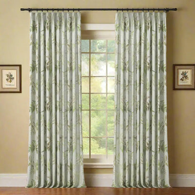 Holly Botanical Boho Drapery Pleated (52 inches Width Limit) -TWOPAGES