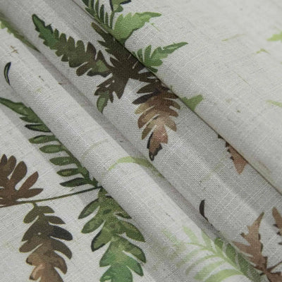 Holly Botanical Serenity Patterned Boho Curtains Pleated TWOPAGES