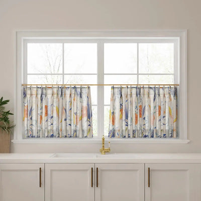 Custom Cafe Curtains Pleated -TWOPAGES