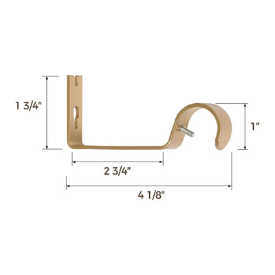 Jaylon Adjustable Curtain Splicing Roman Rods with Rings -TWOPAGES