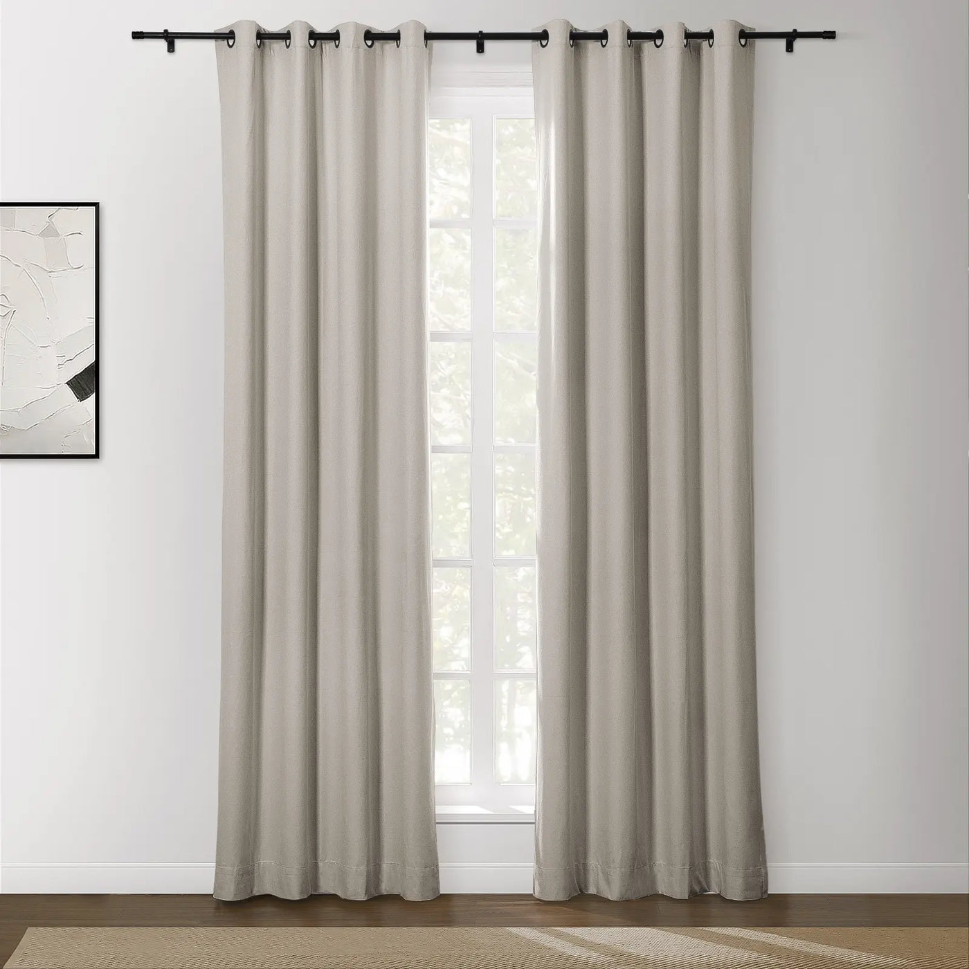 Lila Blackout Drape Grommet