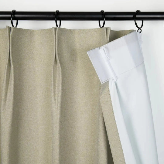 Lila 100% Blackout Drape Pleated -TWOPAGES