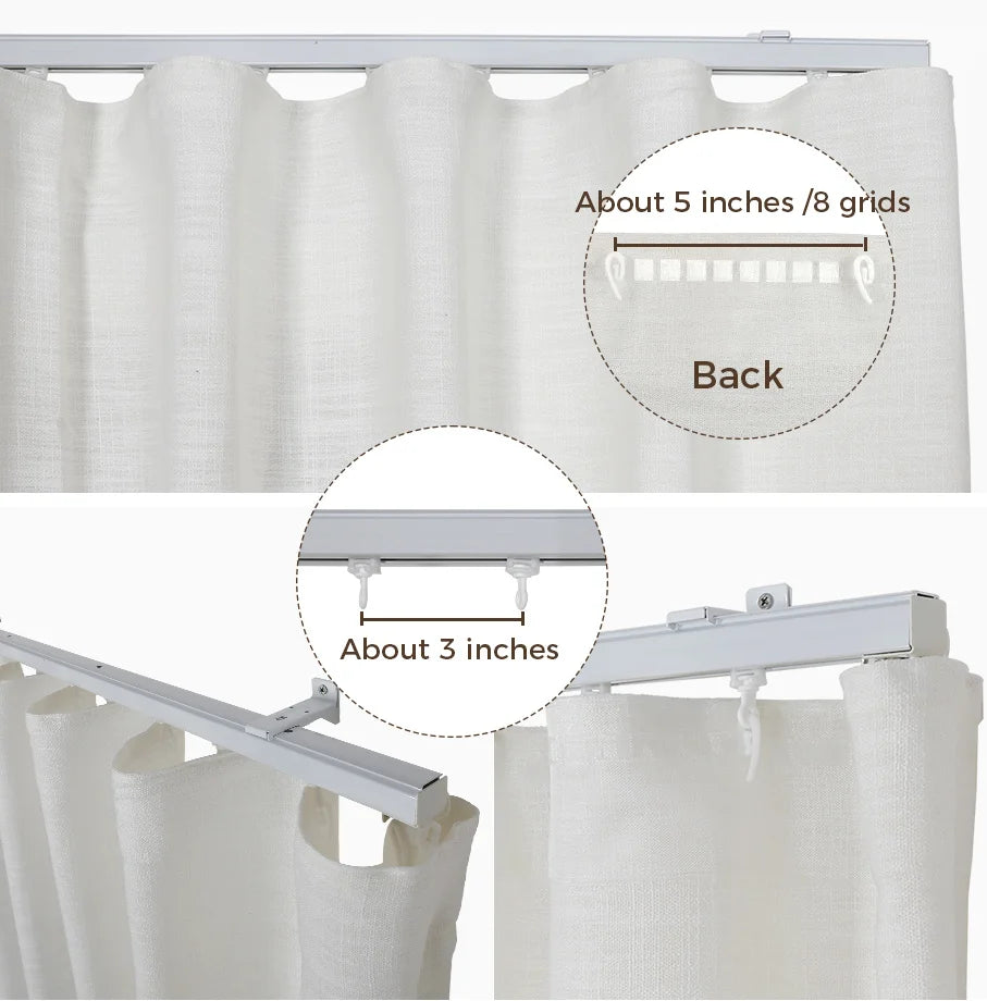 Hanging Header Styles for Ripple Fold Curtains with Belt Hook