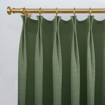 Jawara Luxury Linen Cotton Curtain Pleated- -TWOPAGES