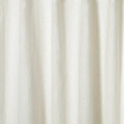 Ron Linen Herringbone Custom Curtain Pleated -TWOPAGES