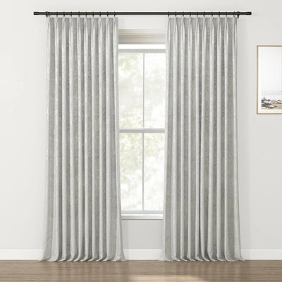 Lydia Garden Jacquard Curtain Pleated TWOPAGES