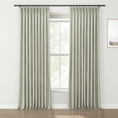 Lydia Mesh Jacquard Curtain Pleated TWOPAGES