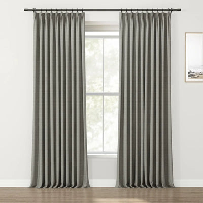 Lydia Mesh Jacquard Curtain Pleated TWOPAGES