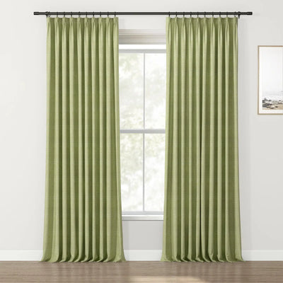 Lydia Mesh Jacquard Curtain Pleated TWOPAGES