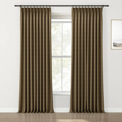 Lydia Mesh Jacquard Curtain Pleated TWOPAGES