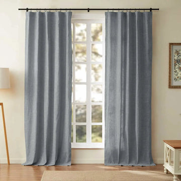 Jawara Luxury Linen Cotton Curtain Soft Top -TWOPAGES