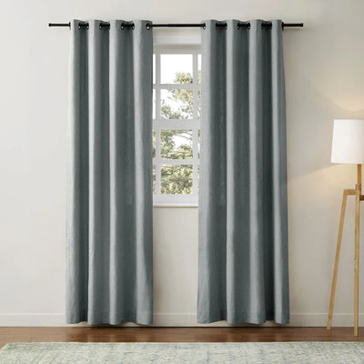 Jawara Luxury Linen Cotton Curtain Grommet -TWOPAGES