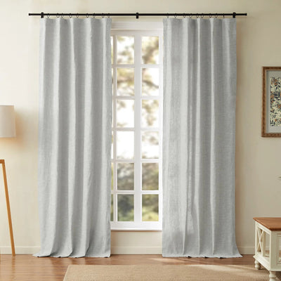 Jawara Luxury Linen Cotton Curtain Soft Top -TWOPAGES