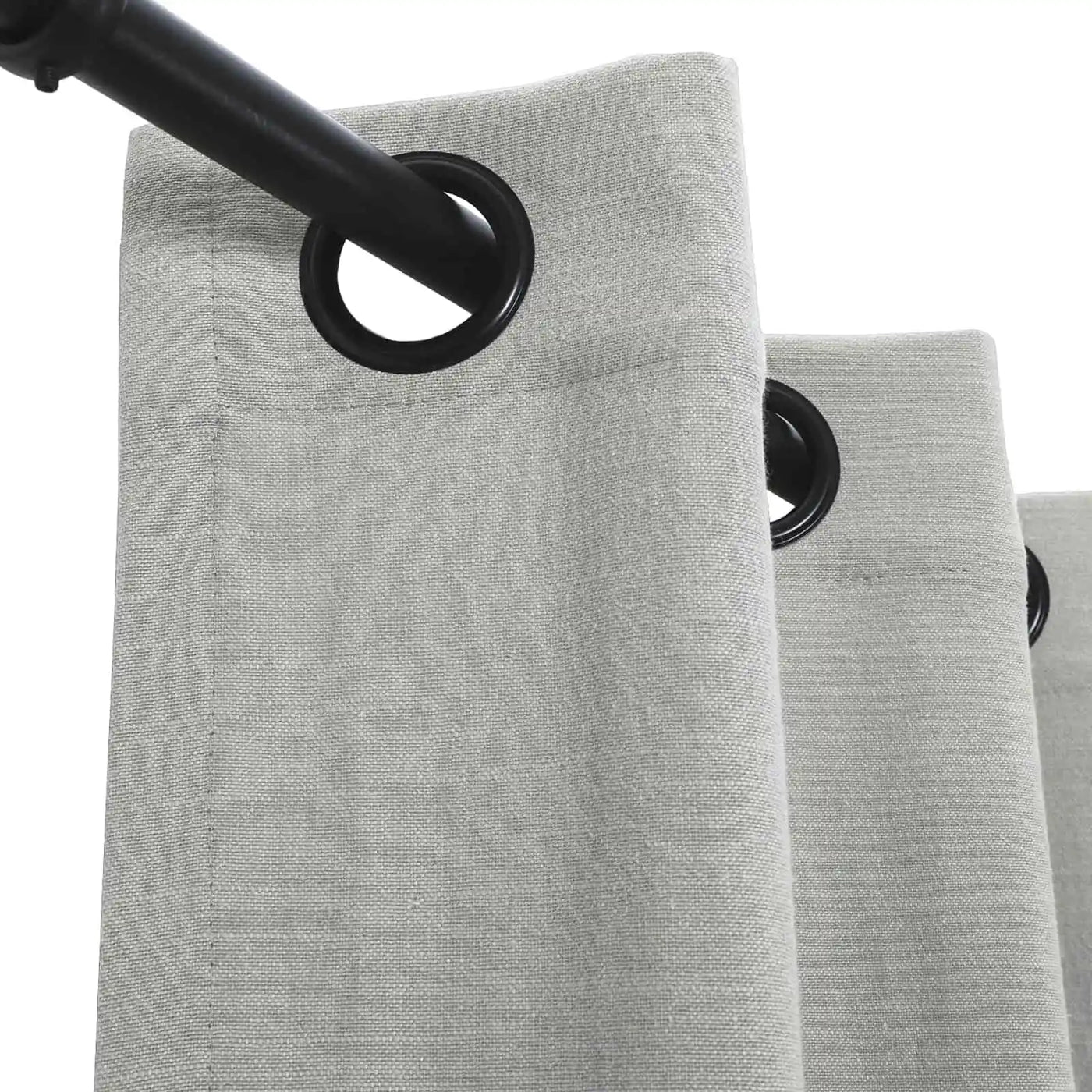 Jawara Luxury Linen Cotton Curtain Grommet -TWOPAGES