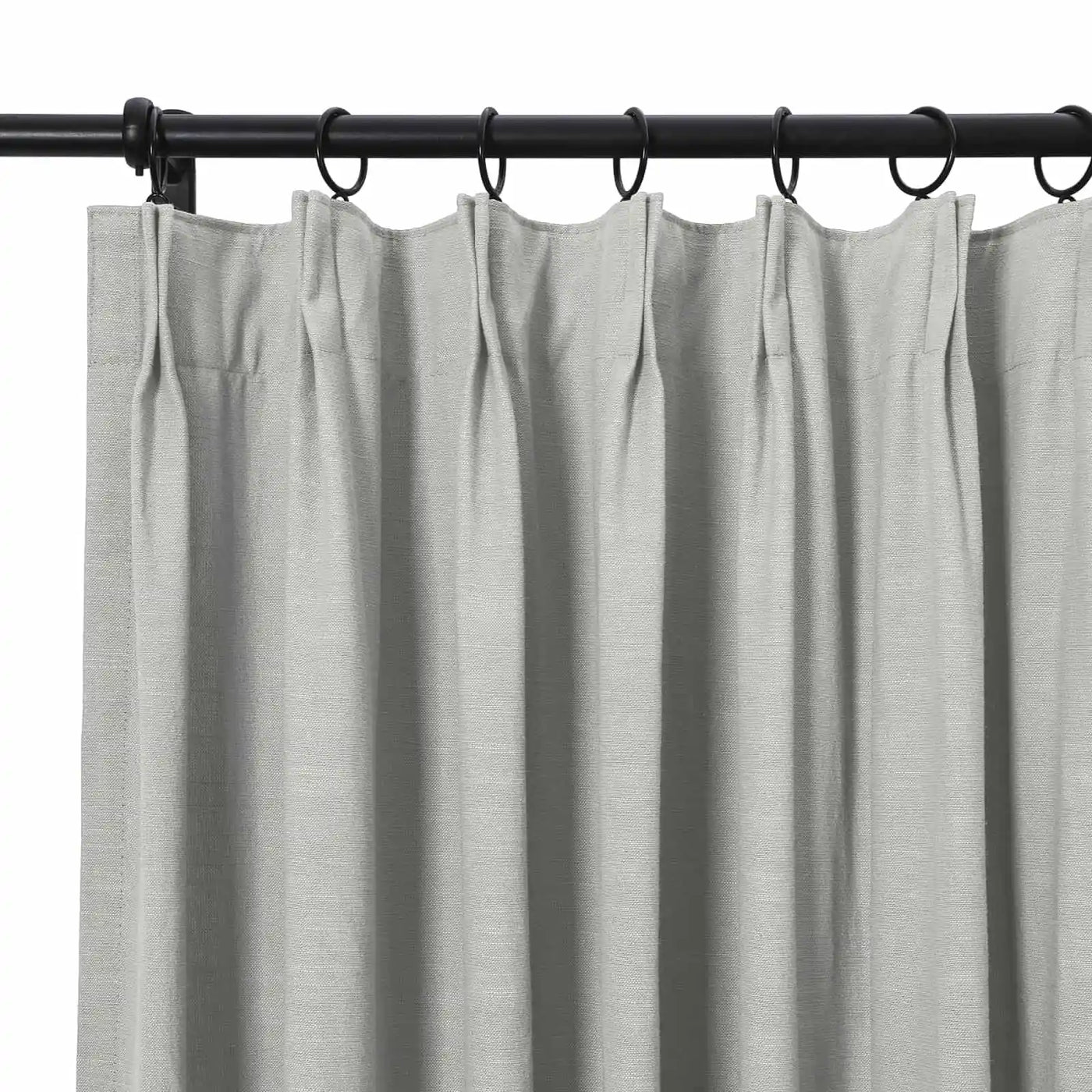 Jawara Luxury Linen Cotton Curtain Pleated -TWOPAGES