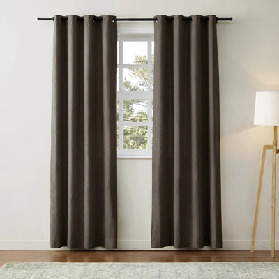 Jawara Luxury Linen Cotton Curtain Grommet -TWOPAGES