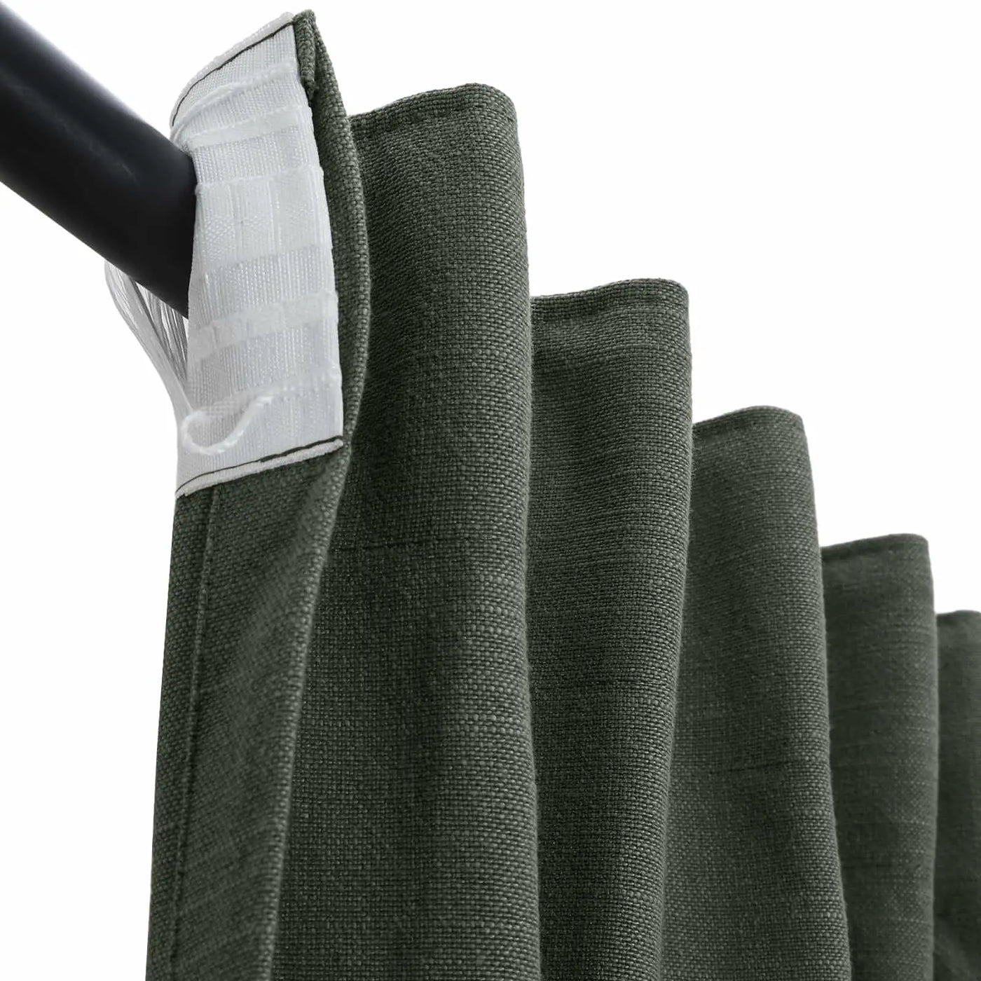 Jawara Luxury Linen Cotton Curtain Soft Top -TWOPAGES