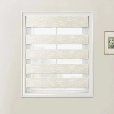 Custom Zebra Roman Blind Cord Lift -TWOPAGES