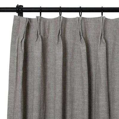 Jawara Luxury Linen Cotton Curtain Pleated -TWOPAGES