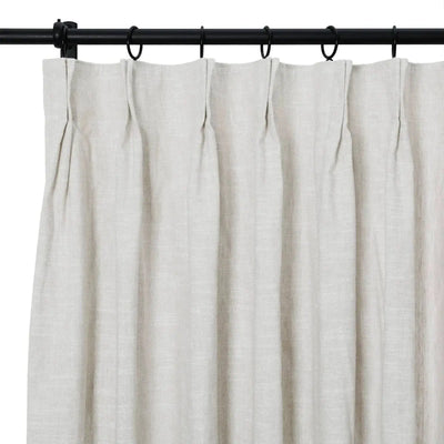 Jawara Luxury Linen Cotton Curtain Pleated -TWOPAGES