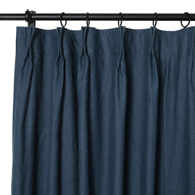 Jawara Luxury Linen Cotton Curtain Pleated -TWOPAGES