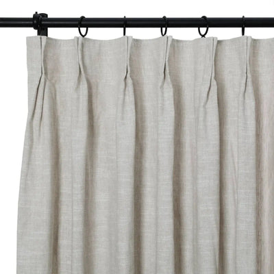 Jawara Luxury Linen Cotton Curtain Pleated -TWOPAGES